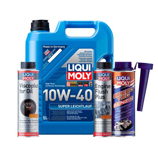 liqui-moly-kit-de-aceite-super-leichtlauf-10w40-enjuague-de-motor-y-aditivos-viscoplus-y-speed-tec-0