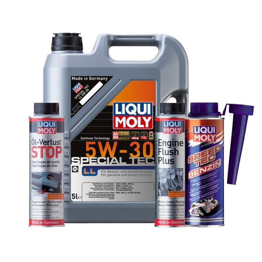 liqui-moly-kit-de-aceite-special-tec-ll-5w30-enjuague-de-motor-y-aditivos-oel-verlust-stop-y-speed-tec-0