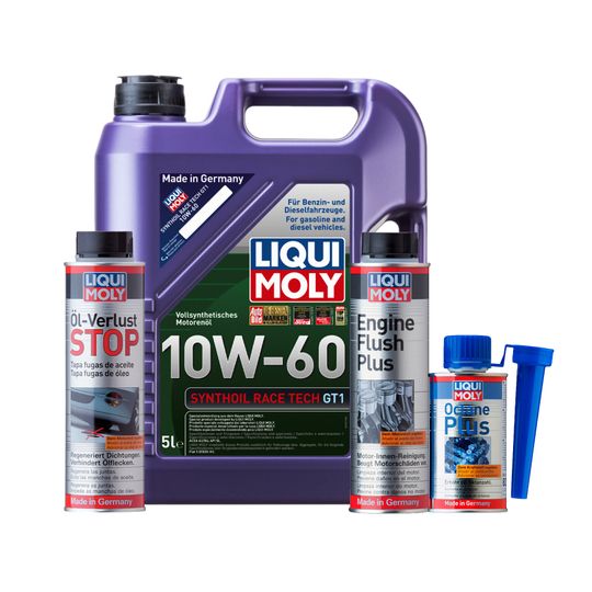 liqui-moly-kit-de-aceite-synthoil-race-10w60-enjuague-de-motor-y-aditivos-oel-verlust-stop-y-octane-plus-0