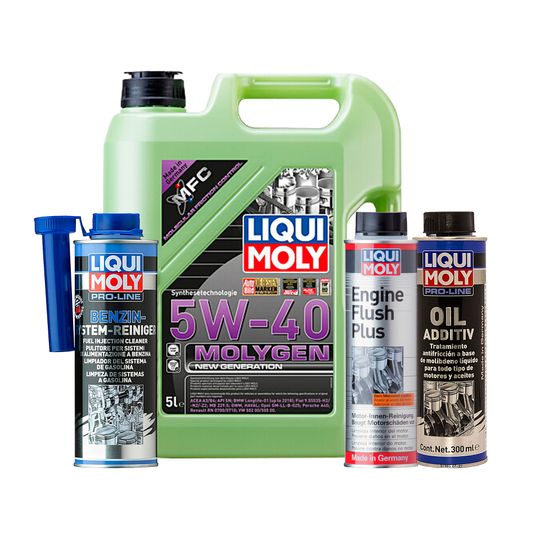 liqui-moly-kit-de-aceite-molygen-5w40-enjuague-de-motor-y-aditivos-pro-line-oil-additiv-y-pro-line-0