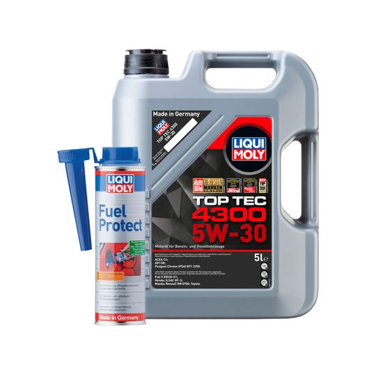 liqui-moly-kit-de-aceite-top-tec-4300-5w30-y-aditivo-fuel-protect-0 liqui-moly-kit-de-aceite-top-tec-4300-5w30-y-aditivo-fuel-protect-0