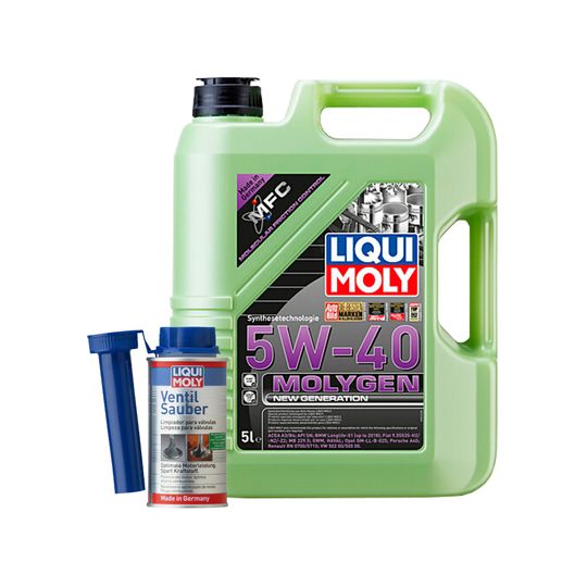 liqui-moly-kit-de-aceite-molygen-new-generation-5w40-y-aditivo-ventil-sauber-0