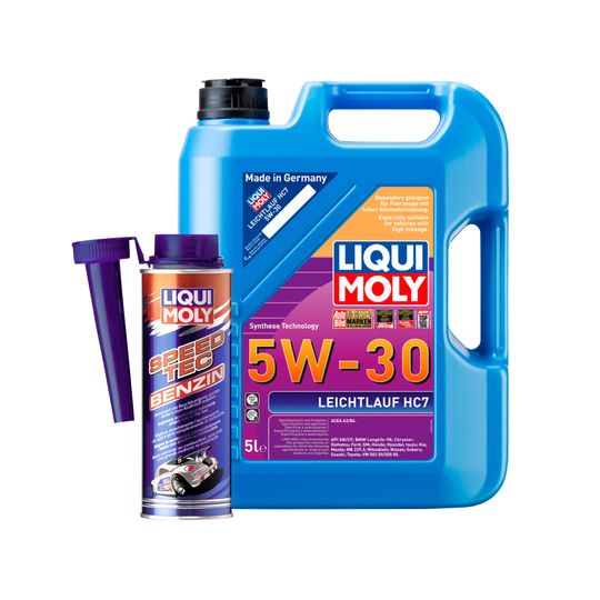liqui-moly-kit-de-aceite-leichtlauf-hc7-5w30-y-aditivo-speed-tec-0