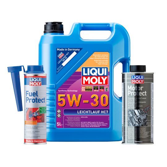 liqui-moly-kit-de-aceite-leichtlauf-hc7-5w30-y-aditivos-motor-protect-y-fuel-protect-0