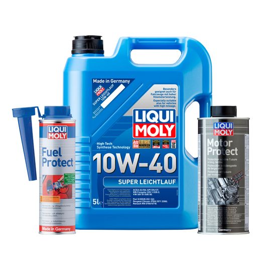 liqui-moly-kit-de-aceite-super-leichtlauf-10w40-y-aditivos-motor-protect-y-fuel-protect-0