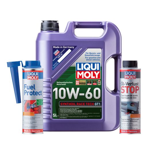 liqui-moly-kit-de-aceite-synthoil-race-tech-gt1-10w60-y-aditivos-oel-verlust-stop-y-fuel-protect-0