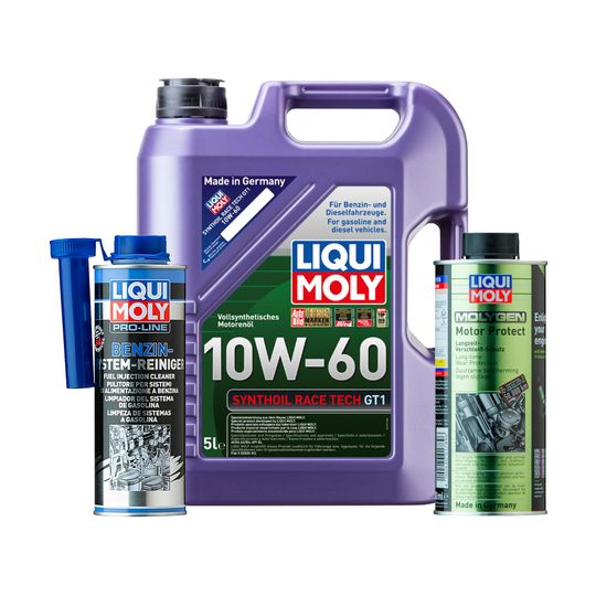 liqui-moly-kit-de-aceite-synthoil-race-tech-gt1-10w60-y-aditivos-motor-protect-molygen-y-pro-line-0