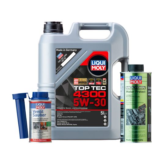 liqui-moly-kit-de-aceite-top-tec-4300-5w30-y-aditivos-motor-protect-molygen-y-ventil-sauber-0 liqui-moly-kit-de-aceite-top-tec-4300-5w30-y-aditivos-motor-protect-molygen-y-ventil-sauber-0