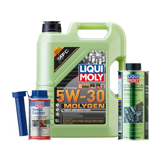 liqui-moly-kit-de-aceite-molygen-new-generation-5w30-y-aditivos-motor-protect-molygen-y-ventil-sauber-0