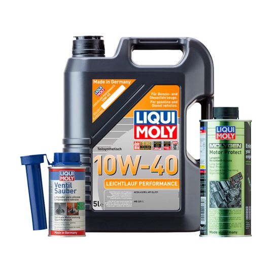 liqui-moly-kit-de-aceite-leichtlauf-performance-10w40-y-aditivos-motor-protect-molygen-y-ventil-sauber-0