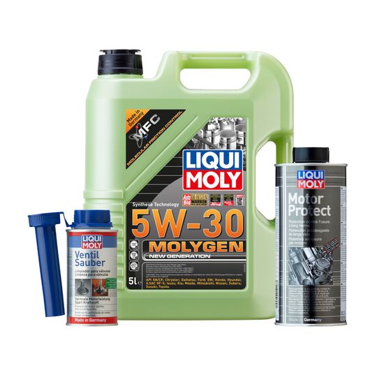 liqui-moly-kit-de-aceite-molygen-new-generation-5w30-y-aditivos-motor-protect-y-ventil-sauber-0