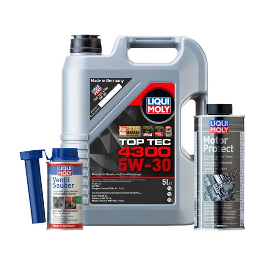 liqui-moly-kit-de-aceite-top-tec-4300-5w30-y-aditivos-motor-protect-y-ventil-sauber-0 liqui-moly-kit-de-aceite-top-tec-4300-5w30-y-aditivos-motor-protect-y-ventil-sauber-0