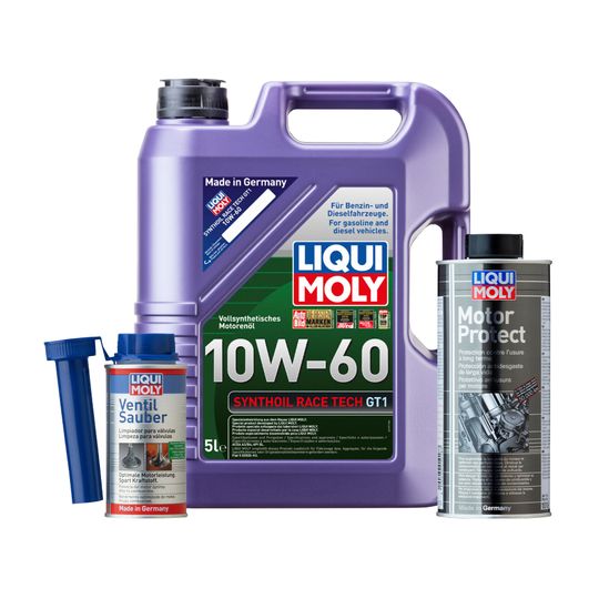liqui-moly-kit-de-aceite-synthoil-race-tech-gt1-10w60-y-aditivos-motor-protect-y-ventil-sauber-0 liqui-moly-kit-de-aceite-synthoil-race-tech-gt1-10w60-y-aditivos-motor-protect-y-ventil-sauber-0