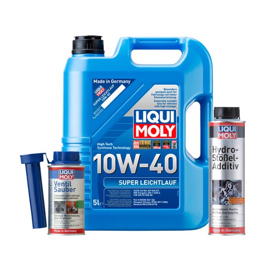 liqui-moly-kit-de-aceite-super-leichtlauf-10w40-y-aditivos-hydro-stossel-y-ventil-sauber-0