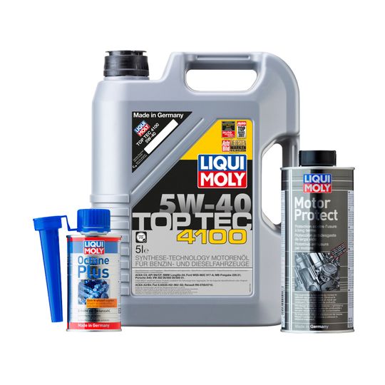 liqui-moly-kit-de-aceite-top-tec-4100-5w40-y-aditivos-motor-protect-y-octane-plus-0