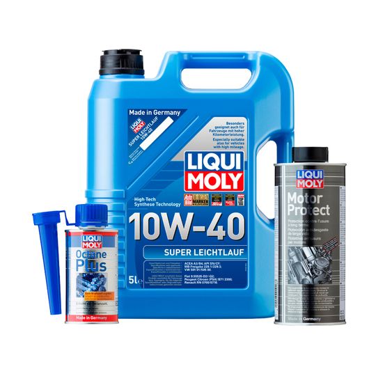 liqui-moly-kit-de-aceite-super-leichtlauf-10w40-y-aditivos-motor-protect-y-octane-plus-0