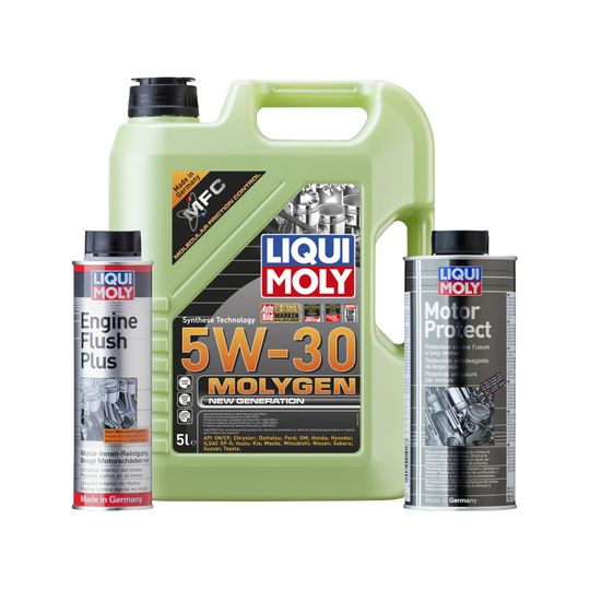 liqui-moly-kit-de-aceite-molygen-new-generation-5w30-enjuague-de-motor-y-aditivo-motor-protect-0