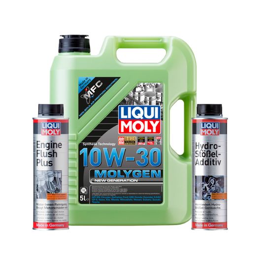liqui-moly-kit-de-aceite-molygen-new-generation-10w30-enjuague-de-motor-y-aditivo-hydro-stossel-0