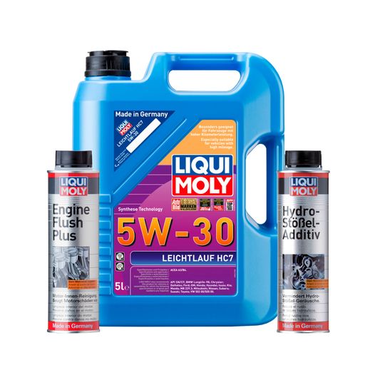 liqui-moly-kit-de-aceite-leichtlauf-hc7-5w30-enjuague-de-motor-y-aditivo-hydro-stossel-0 liqui-moly-kit-de-aceite-leichtlauf-hc7-5w30-enjuague-de-motor-y-aditivo-hydro-stossel-0