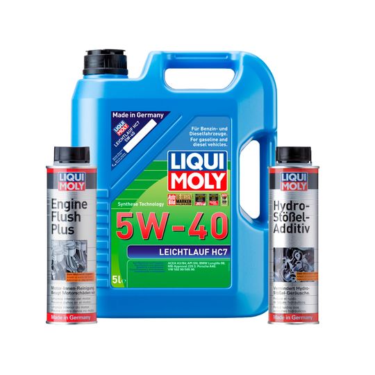 liqui-moly-kit-de-aceite-leichtlauf-hc7-5w40-enjuague-de-motor-y-aditivo-hydro-stossel-0