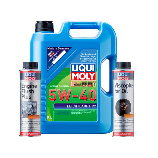 liqui-moly-kit-de-aceite-leichtlauf-hc7-5w40-enjuague-de-motor-y-aditivo-viscoplus-0