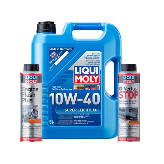 liqui-moly-kit-de-aceite-super-leichtlauf-10w40-enjuague-de-motor-y-aditivo-oel-verlust-stop-0