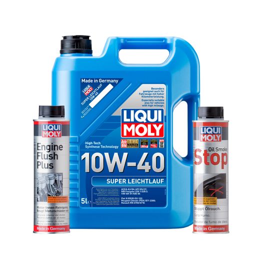 liqui-moly-kit-de-aceite-super-leichtlauf-10w40-enjuague-de-motor-y-aditivo-oil-smoke-stop-0