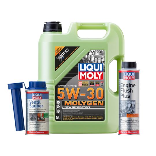 liqui-moly-kit-de-aceite-molygen-new-generation-5w30-enjuague-de-motor-y-aditivo-ventil-sauber-0