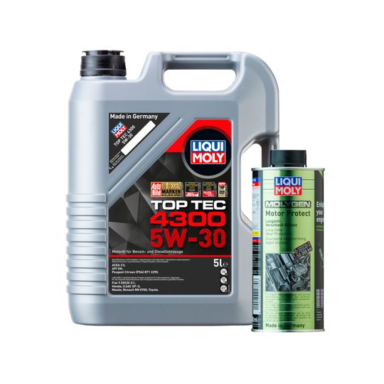 liqui-moly-kit-de-aceite-top-tec-4300-5w30-y-aditivo-motor-protect-molygen-0 liqui-moly-kit-de-aceite-top-tec-4300-5w30-y-aditivo-motor-protect-molygen-0