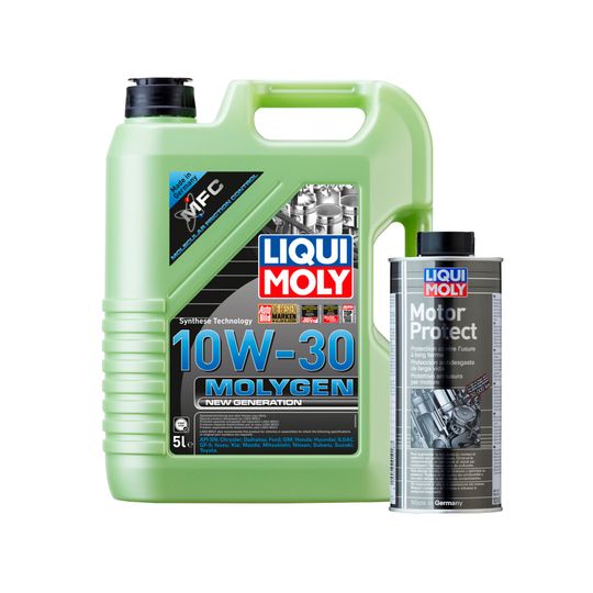 liqui-moly-kit-de-aceite-molygen-new-generation-10w30-y-aditivo-motor-protect-0
