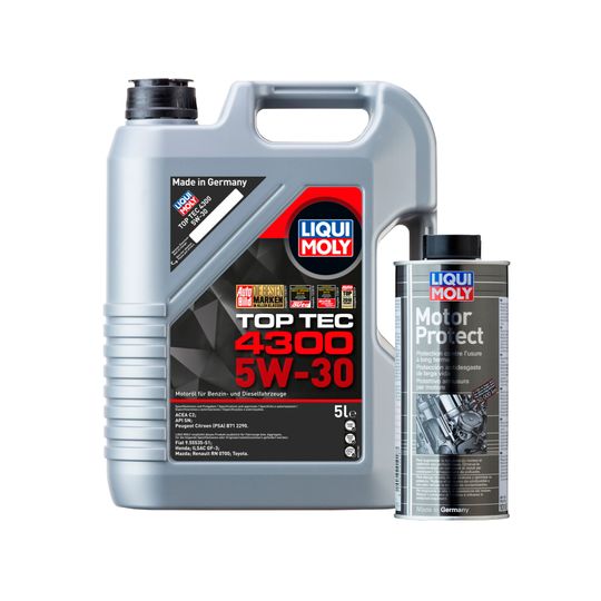 liqui-moly-kit-de-aceite-top-tec-4300-5w30-y-aditivo-motor-protect-0 liqui-moly-kit-de-aceite-top-tec-4300-5w30-y-aditivo-motor-protect-0