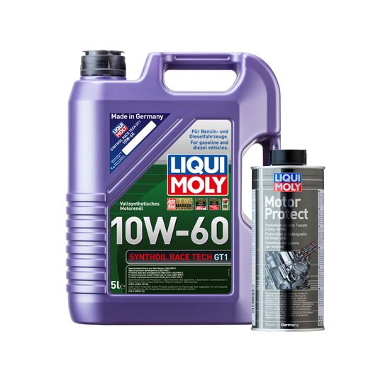 liqui-moly-kit-de-aceite-synthoil-race-tech-gt1-10w60-y-aditivo-motor-protect-0