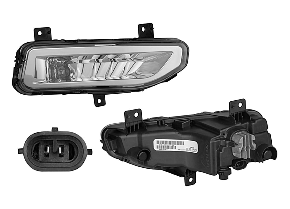 Faro Para Niebla Con Leds Lado Pasajero