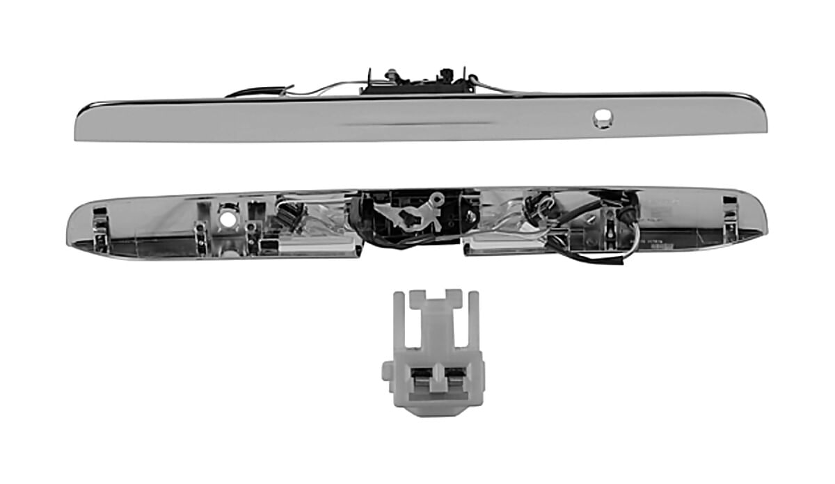 Moldura Para 5ta Puerta Cromada C/Hoyo P/Llave C/Luz Placa C/Manija