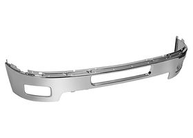 Defensa Delantera Cromada Con Hoyo Para Faro