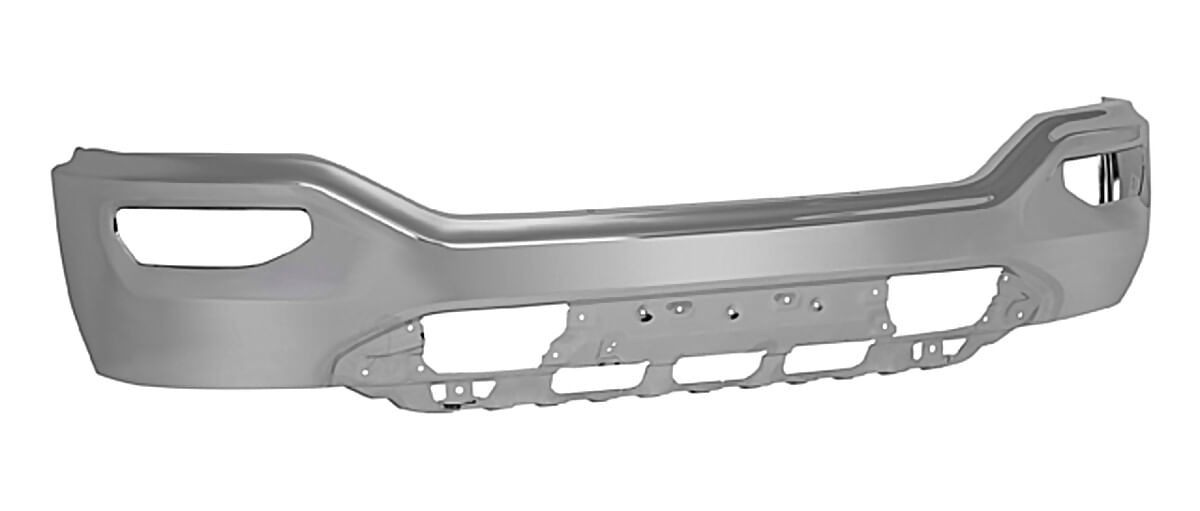 Defensa Delantera Cromada Sin Hoyo Para Sensor