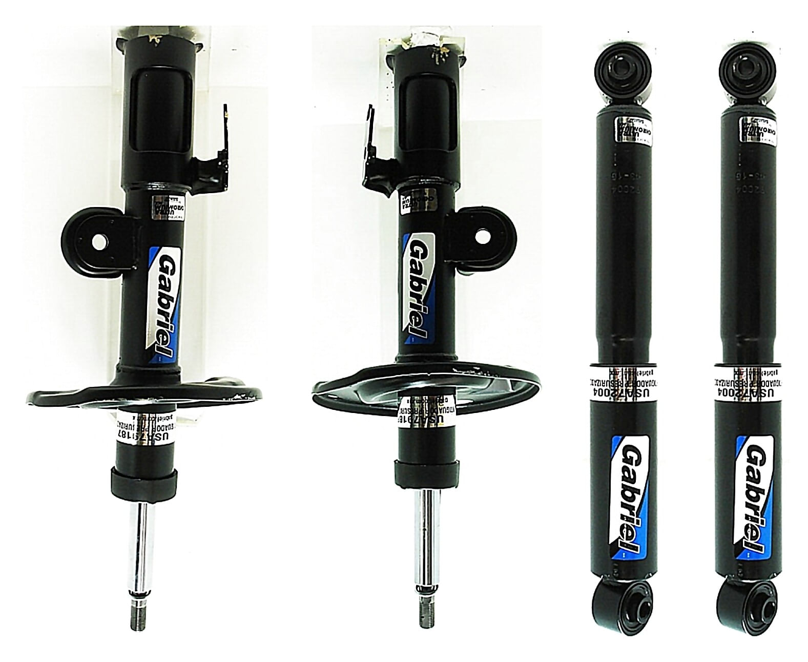 Kit De 4 Amortiguadores Gas Ultra Chromium