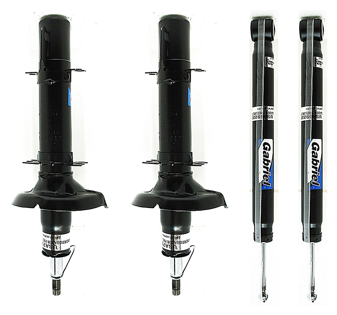 Kit De 4 Amortiguadores Gas Ultra Chromium