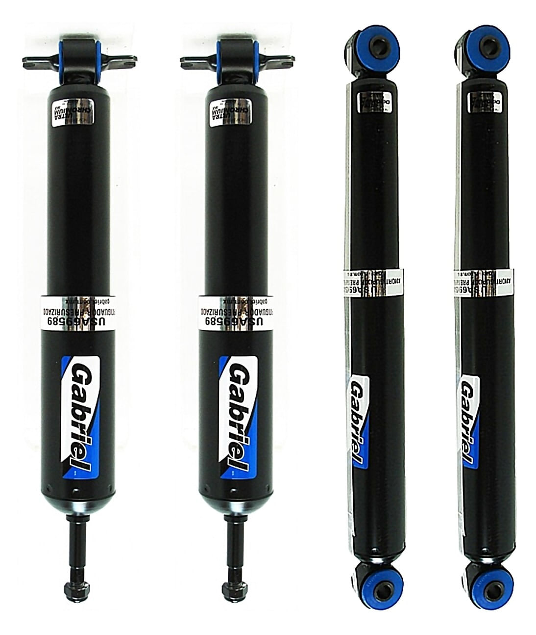 Kit De 4 Amortiguadores Gas Ultra Chromium 4WD, RWD