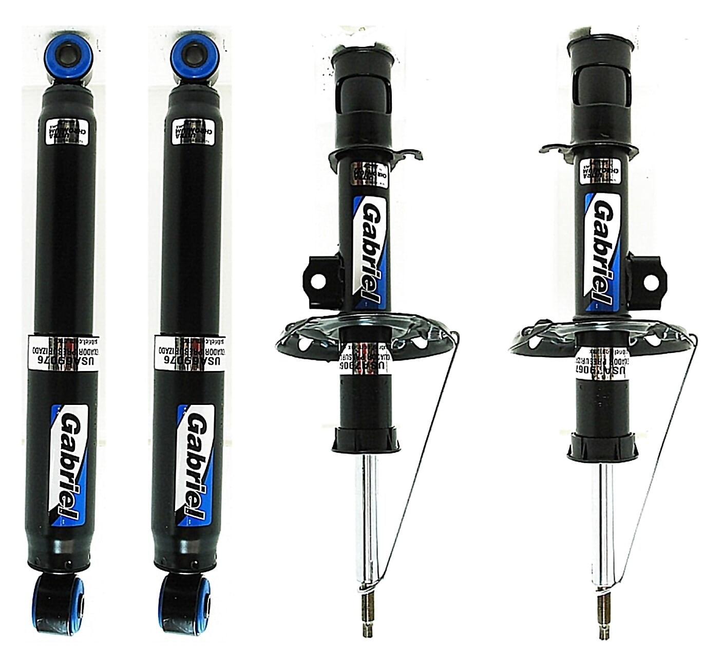Kit De 4 Amortiguadores Gas Ultra Chromium