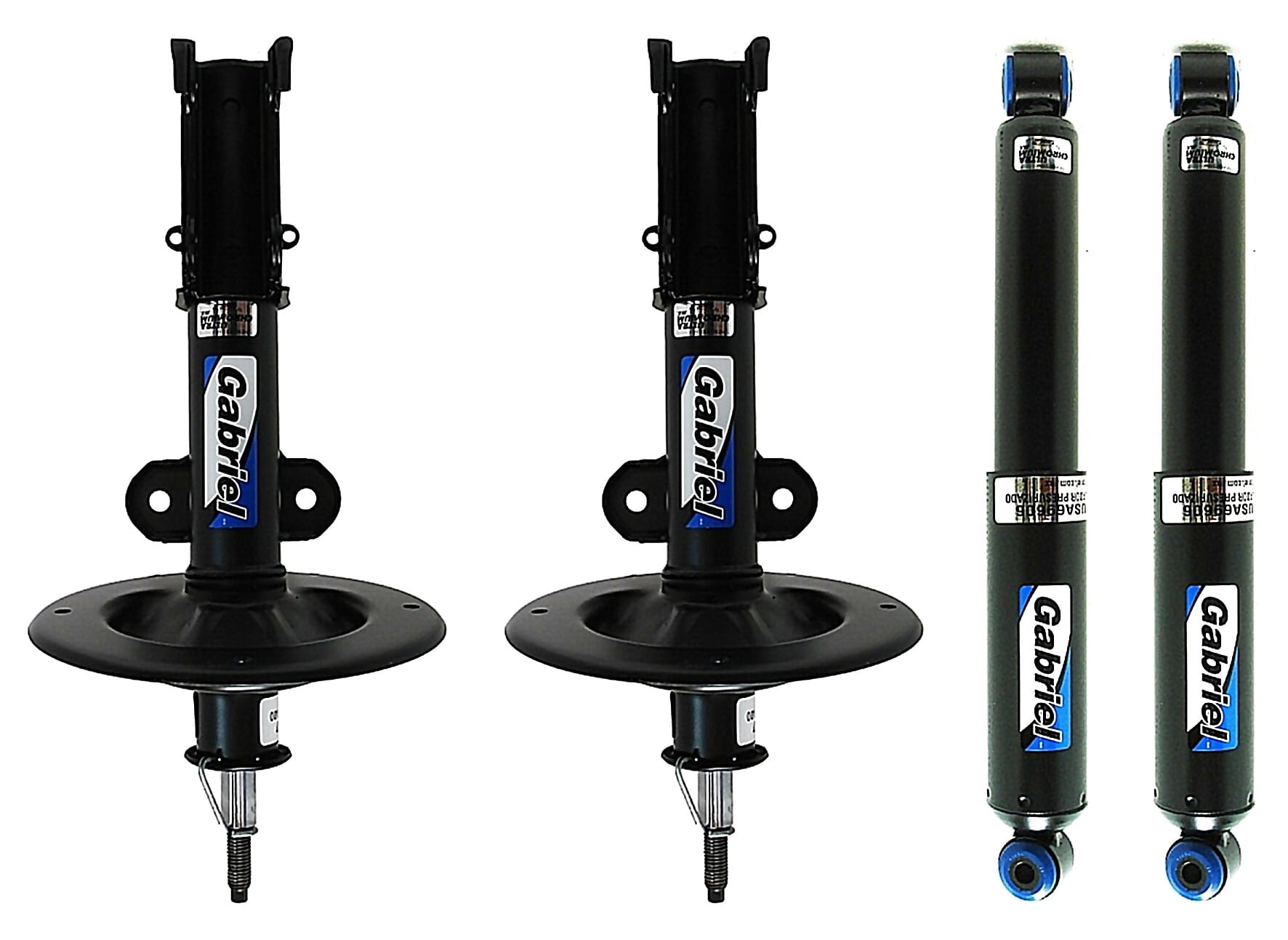Kit De 4 Amortiguadores Gas Ultra Chromium