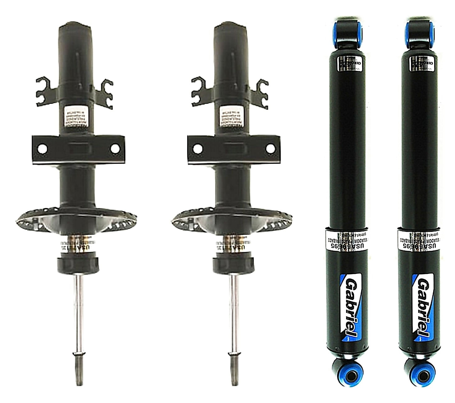 Kit De 4 Amortiguadores Gas Ultra Chromium