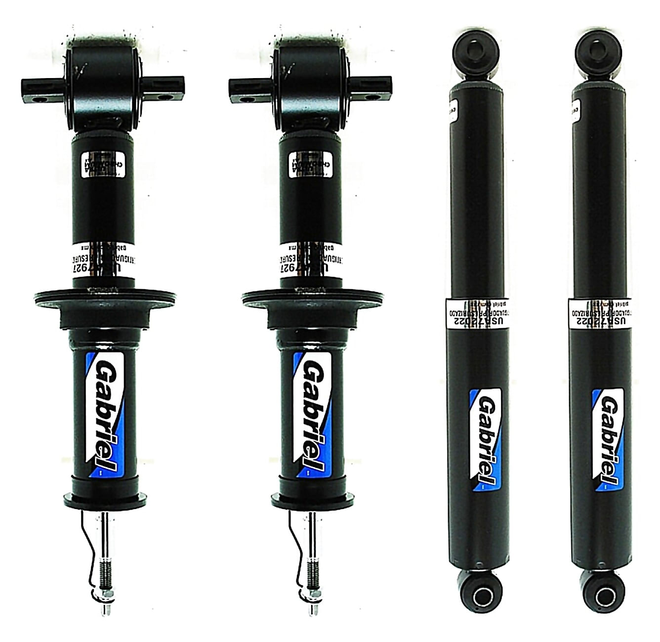 Kit De 4 Amortiguadores Gas Ultra Chromium 4WD, RWD