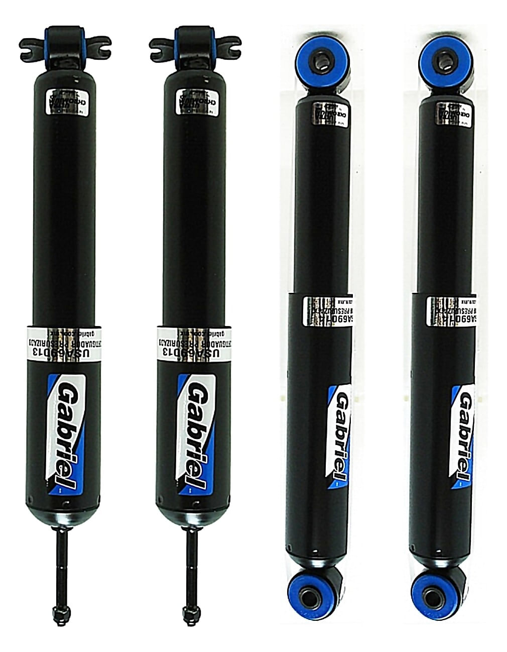 Kit De 4 Amortiguadores Gas Ultra Chromium
