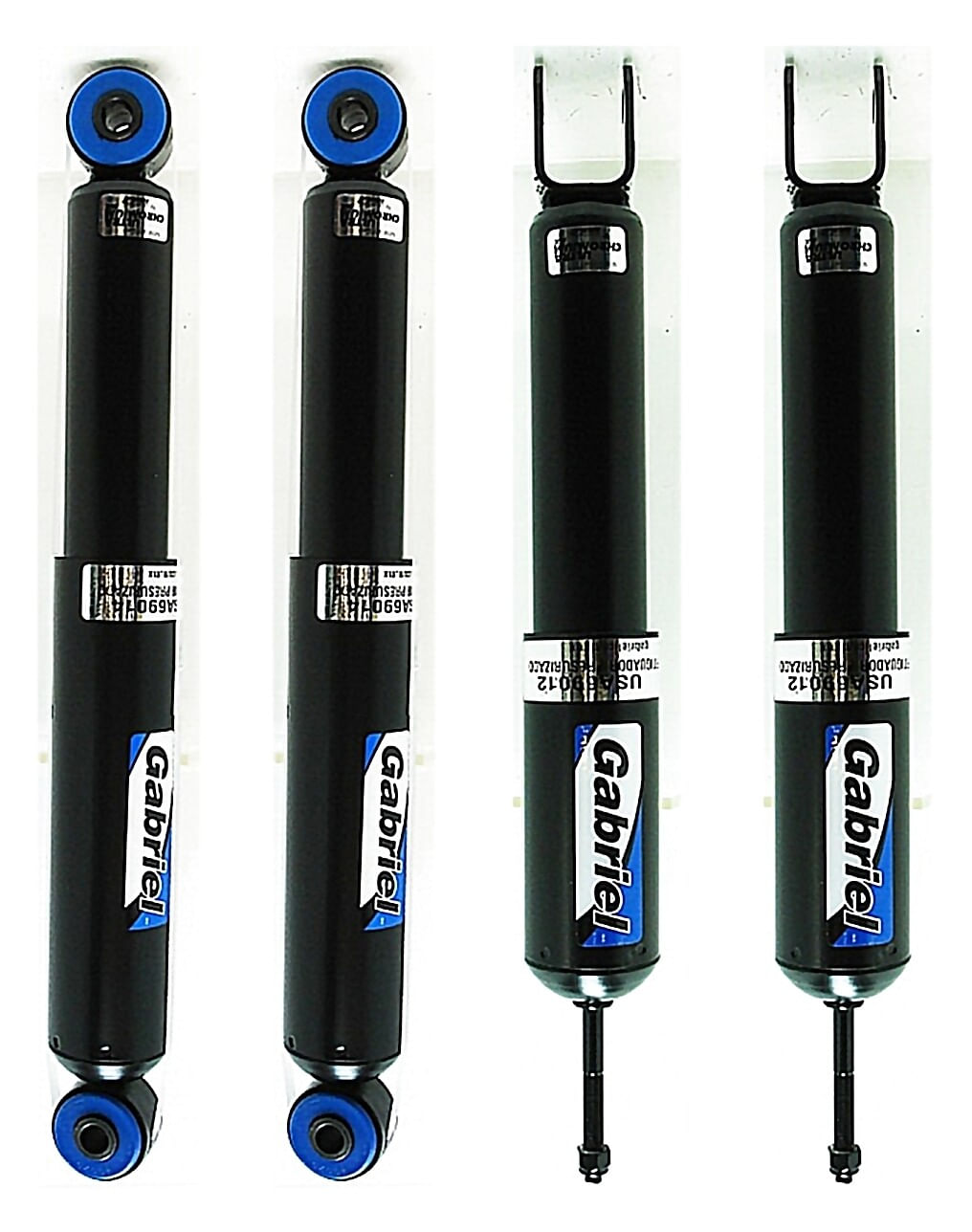 Kit De 4 Amortiguadores Gas Ultra Chromium