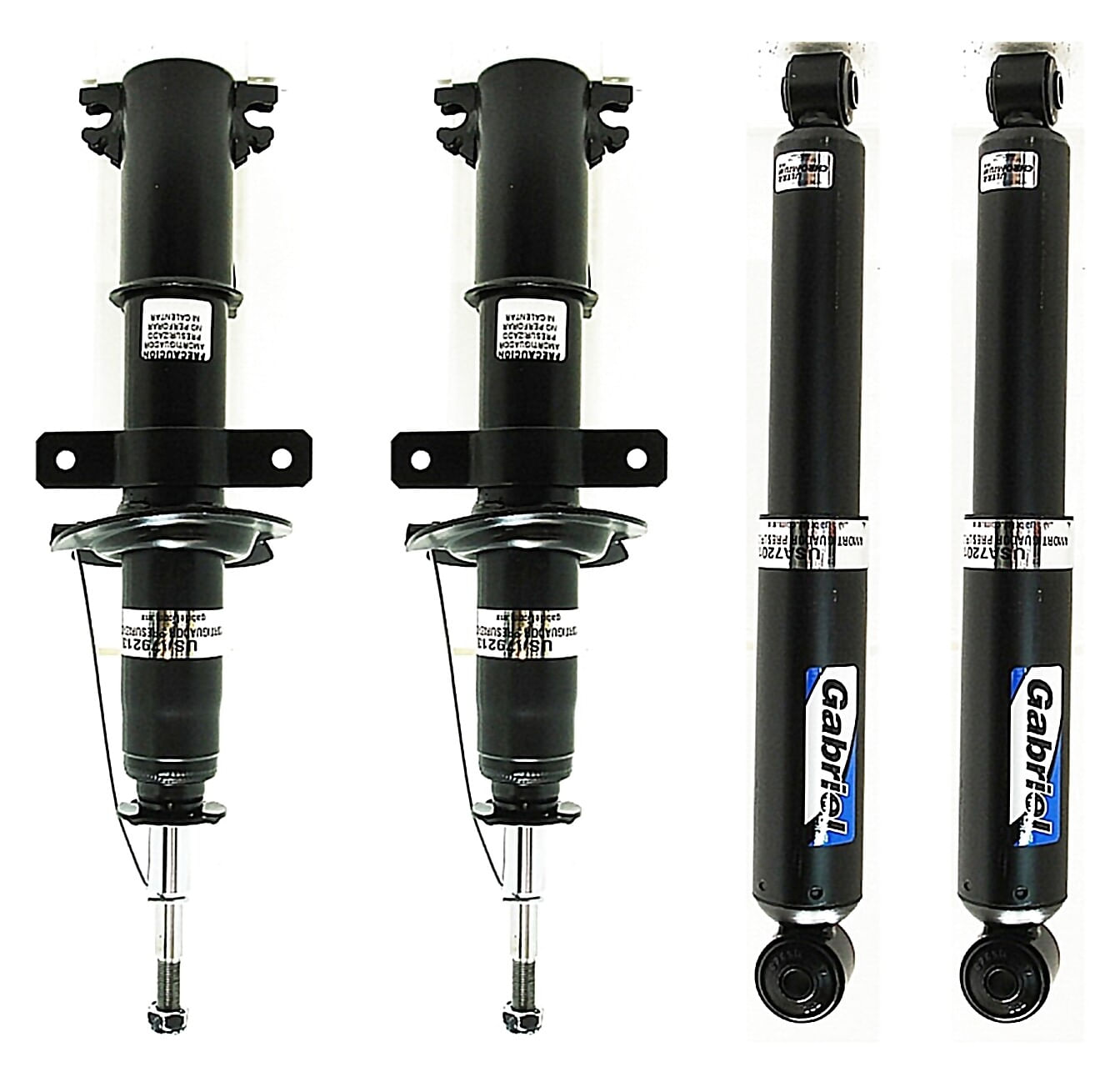 Kit De 4 Amortiguadores Gas Ultra Chromium