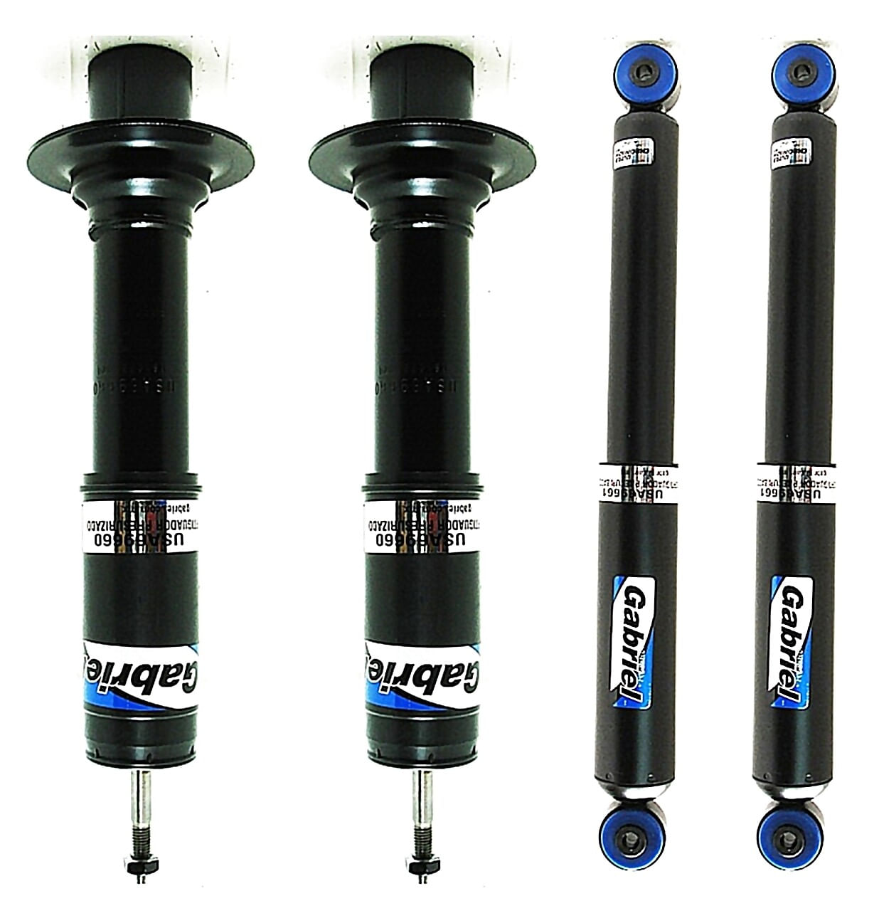 Kit De 4 Amortiguadores Gas Ultra Chromium