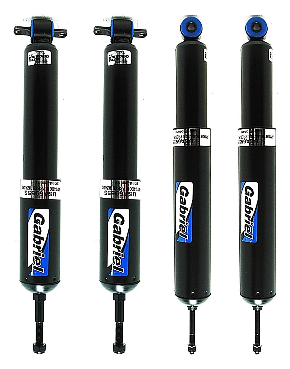 Kit De 4 Amortiguadores Gas Ultra Chromium RWD