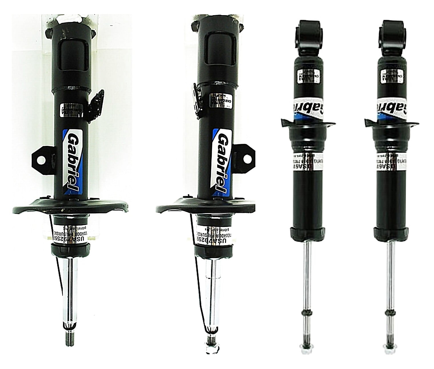 Kit De 4 Amortiguadores Gas Ultra Chromium