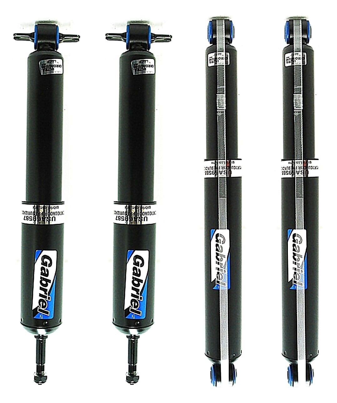 Kit De 4 Amortiguadores Gas Ultra Chromium 4WD, RWD